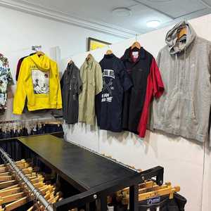 Acid Wash Winter Solid Printed Streetwear Heavyweight Cotton Hooded Elastic Waist Zip-Up Flared Full <b>Tracksuits</b> Hoodies - Product Image 5
