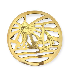 Best Quality Modern Design Brass Trivet Heat-Resistant Metal Table Protector for Kitchen & Dining Decorative for Hot Pots & Pans - Product Image 3