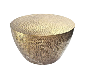 Hot Sale 2025 Center <b>Table</b> <b>Silver</b> Color Round Shape Attractive Design Modern Style Hammered <b>Coffee</b> <b>Table</b> for Hotel Decoration - Product Image 6