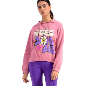 Sudaderas con Capucha para Mujer, al por Mayor, Transpirables, de Invierno y Otoño, Estampadas, Casuales, de Estilo Urbano, con Hombros Caídos, Tejidas y Personalizadas - Product Image 1