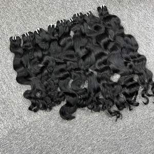 ผมดิบจากเวียดนามสำหรับผมดัดลอนธรรมชาติผมบริสุทธิ์3มัดด้านหน้ามีขนาดใหญ่100% - Product Image 3