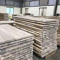 SSR VINA-Comptoir en bois d'acacia collé Live Edge-Comptoir en bloc de boucher