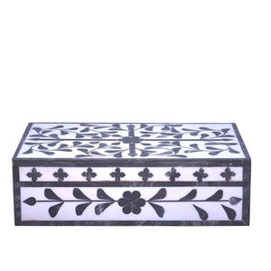 Boîte de rangement de luxe écologique en bambou incrusté, la plus vendue, pour bijoux et chocolats, design personnalisé, fabriquée à la main en usine au Vietnam - Product Image 6