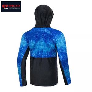 Jersey con capucha personalizado de alta calidad para hombre, camisetas de secado rápido, sublimación impresa, ropa de pesca, todos los tamaños, precio al por mayor - Product Image 4