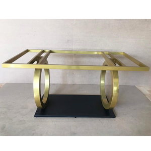 Contemporary Cast Iron <b>Coffee</b> <b>Table</b> Legs in Bronze Color CHBBA015 - Product Image 2