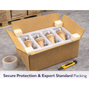 Round Turned Solid Wood Heavy Duty Premium Quality Traditional Design Furniture Legs for <b>Sofa</b> <b>Chair</b> <b>Bed</b> Living Room Bedroom - Product Image 4