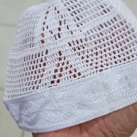 Chapeau de prière musulman pour homme tricoté à la main de haute qualité, Kufi Kopiah, 100% coton premium, ajustable, formel, toutes saisons, best-seller