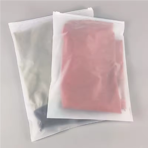 Logo personnalisé mat impression PE fermeture éclair poly givré fermeture éclair sac d'emballage en plastique sac pour vêtements pochette Vietnam - Product Image 6