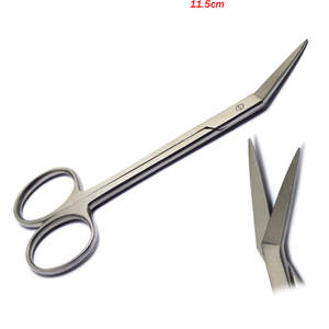 Tijeras de tejido de goma quirúrgica Wagner quirúrgico en ángulo 120mm tejido Dental disección sutura conjunto dental instrumentos quirúrgicos - Product Image 1