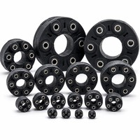Accouplement de roue en caoutchouc personnalisable en fer, acier, aluminium, support OEM pour pompes, équipement industriel, arbre flexible