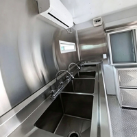 Petite remorque alimentaire mobile avec alimentation intégrée, remorque à crème glacée, chariot à hot-dogs, chariot à café, bars mobiles, mini camion alimentaire