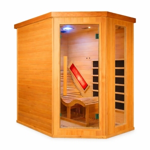 Sauna infrarouge intérieur moderne NOVA CORE pour 2 personnes + livraison gratuite - Product Image 1