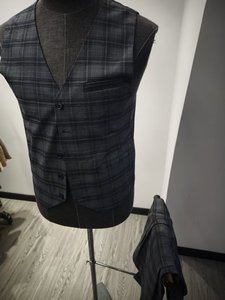 Giacche da Abito di Lusso per Uomo, Completi Maschili Turchi Monopetto, Set di 3 Pezzi: Giacca, Gilet e Pantalone - Product Image 5