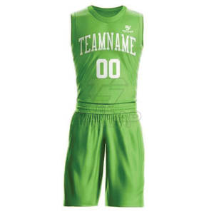 Dernier design d'uniforme de basket-ball respirant imprimé avec logo personnalisé et couleur unie pour les vêtements de sport pour hommes adultes - Product Image 2