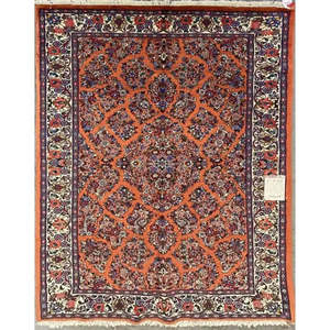 Alfombra persa Sarough única de su tipo, 7'2 x 4'4 - Product Image 1