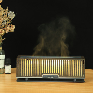 Flame USB Ultrasonic Essential <b>Oil</b> <b>Diffuser</b> Aroma <b>Diffuser</b> Cool Mist Humidifier Air Humidifier For Yoga Spa With LED Night Light - Product Image 2