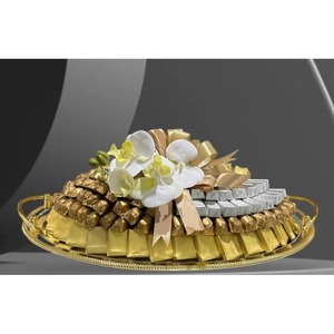 Modern Metal <b>Chocolate</b> Tray with Metal Handicraft Durable for Repeated Use in Home Bakery Professional Kitchens - Product Image 3