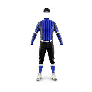 Uniforme de Béisbol Profesional de Invierno, Sólido, de Alta Calidad, Transpirable, 100% Poliéster, Color y Talla Personalizables, Servicio OEM, Venta al Por Mayor - Product Image 4