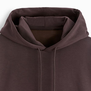 Vente en gros de pull-over de couleur unie à capuche pour automne et hiver pour hommes - Product Image 3
