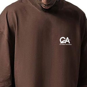 T-shirt en coton délavé pour homme, style streetwear oversize, coupe ample, nouveau style - Product Image 3