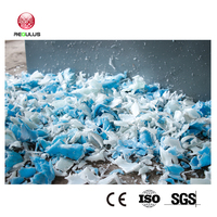 Broyeurs à axe unique pour plastique bleu, palettes, plaques, plastique dur et films, sacs, feuilles de plastique