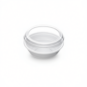 16oz PS Clear Salad <b>Bowl</b> <b>with</b> Base and <b>Lid</b> Plastic <b>Bowls</b> - Product Image 2