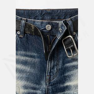 Vintage Wash Denim <b>Jeans</b> Women Breathable Straight Casual High Waist <b>Soft</b> Touch Fabric Trendy Customized Color Wholesale Custom - Product Image 4