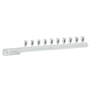 Clip per Cavi SCHNEIDER ELECTRIC Linergy TR, Clip con Simbolo F, Confezione da 10, Tipo Linergy Ab1gf - Product Image 1