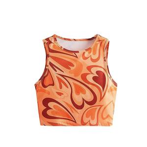 Ropa de calle de verano para mujer, camiseta sin mangas con cuello Halter, camiseta informal sin mangas, diseño de camiseta, Top corto liso Sexy, exposición al ombligo - Product Image 5