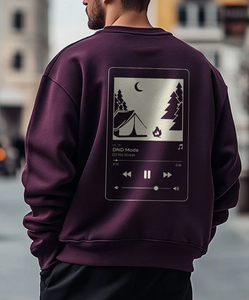 Sweat Homme Vintage Streetwear 480GSM Poids Lourd 100% Coton Polaire Brossé Intérieur Surdimensionné Pull Epaule Drop Design - Product Image 4