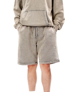 Top Trending Summer <b>Men</b> Hoodies And <b>Shorts</b> Sets Custom Logo Breathable Cotton Loose Fit Wholesale Supplier - Product Image 5