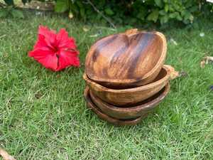 Wood <b>Bowl</b> Decorative Apple Shape Popular design Wholesale Dinnerware Best Selling Wood <b>Bowl</b> - Product Image 4