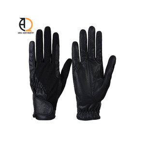 Gants de moto en cuir de haute qualité avec logo personnalisé imprimé, meilleur matériau - Product Image 2