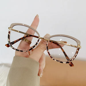 Lunettes d'ordinateur anti-lumière bleue Montures de lunettes lunettes anti-rayonnement Lunettes photochromiques <span class=keywords><strong>Verre</strong></span> <span class=keywords><strong>optique</strong></span> carré - Product Image 6