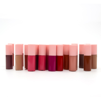 Kit de rouge à lèvres mignon sans marque de couleur différente personnalisé miroitant lèvres repulpant marque privée coloré cosmétique paillettes bonbons brillant à lèvres