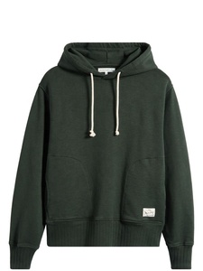 เสื้อฮู้ดผ้าฟลีซหนานุ่มพิมพ์ลายตัวอักษรสำหรับฤดูหนาว แบบขายส่ง พร้อมโลโก้สั่งทำพิเศษ วัสดุโพลีเอสเตอร์/คอตตอน สำหรับผู้ชาย - Product Image 3