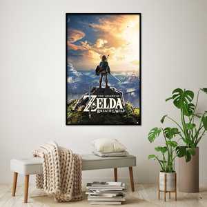 Affiche murale style moderne The Legend of Zelda Breath of the Wild Coucher de soleil - Product Image 2