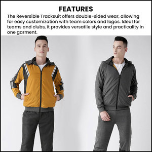 Streetgrace custom mens tracksuit with zipper hoodie and pants set breathable oem design private label logo gym workout set - Product Image 5