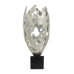 European Style <b>Silver</b> Interior Decoration Home Decor <b>Ornaments</b> Luxury Aluminum Sculpture for Home Decor - Product Image 1