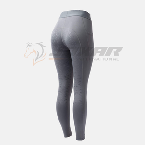 Jodhpurs d'équitation élégants pour femmes construits avec un tissu moderne de contrôle de l'humidité à silhouette mince genoux renforcés et performance de préhension - Product Image 5