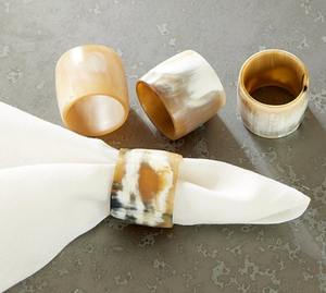 Servilletero de cuerno de búfalo más nuevo, perfecto para el hogar, restaurante, hoteles, elegante decoración de mesa de cuerno de vaca - Product Image 2