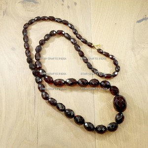 Nouvelle personnalisation femmes multi perles à la main Chokers colliers avec résine larme pendentif collier gros bijoux - Product Image 2