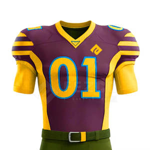 Uniformes de Fútbol Americano para Hombre, Verano, Personalizados, Manga Corta, Último Modelo, Lisos, Mejor Calidad, Venta al Por Mayor - Product Image 4