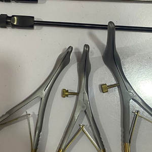 Espéculo Nasal Tubos de succión recubiertos de negro Acero inoxidable 6 piezas Juego de instrumentos quirúrgicos Manual CE Certificado Calidad alemana - Product Image 2