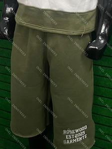 Short en coton avec logo personnalisé disponible au prix de gros broderie sur jorts de longueur genou - Product Image 6