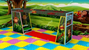 New Product High Quality Customizable Large Size Sponge Coated Digital Printing Jungle Theme Commercial Playground