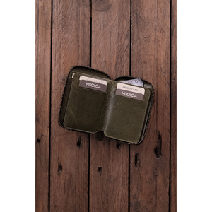 Porto-Cartera de cuero genuino con compartimento para monedas con cremallera Borgoña elegante para mujer, 10 compartimentos para tarjetas - Product Image 4