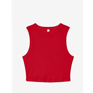 เสื้อยืดครอปแขนยาวสำหรับผู้หญิงเสื้อครอปแขนยาวสีล้วนแบบใหม่มีสไตล์ - Product Image 5