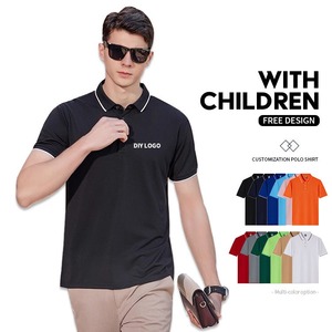 Camisetas Casuales de Manga Corta para Hombre, de Alta Calidad, con Logotipo Personalizado Bordado en la Parte Delantera, 100% Algodón, con Bolsillo, Antiarrugas - Product Image 2