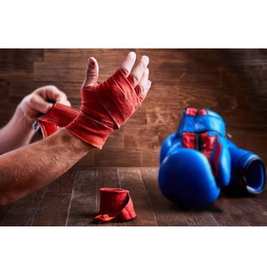 Mejor oferta, correa de soporte de muñeca elástica, muñequeras de gimnasio de neopreno para levantamiento de pesas y Fitness, aplicación de entrenamiento con logotipo personalizado - Product Image 6